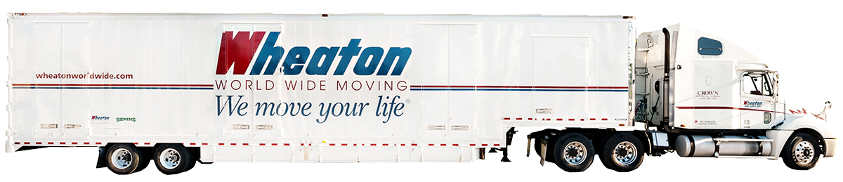 Wheaton World Wide Moving truck
